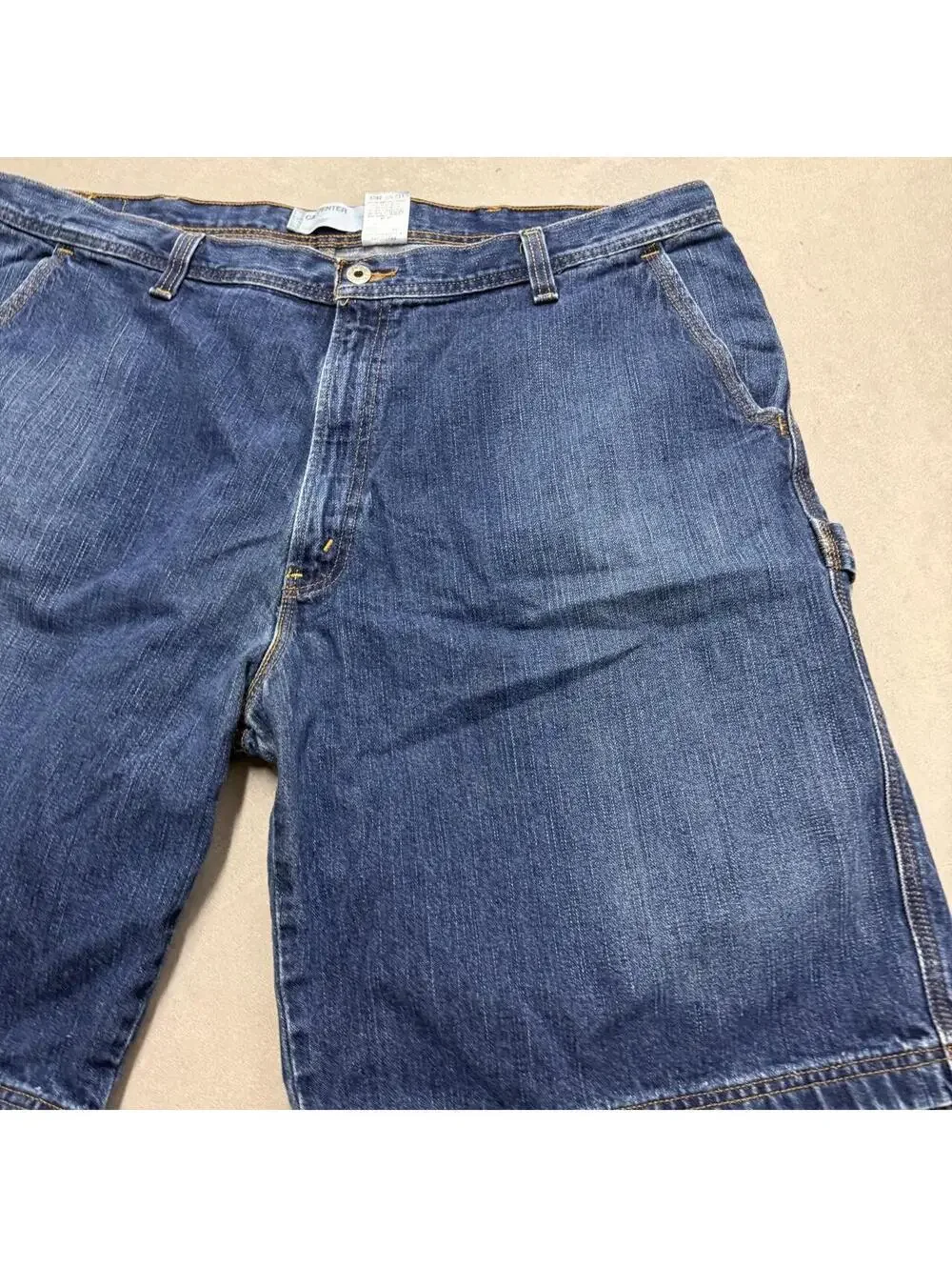 Y2K Levi's Silvertab Baggy Carpenter Denim Shorts Sized Waist 42